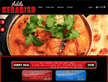 Tablet Screenshot of adilskebabishonline.com